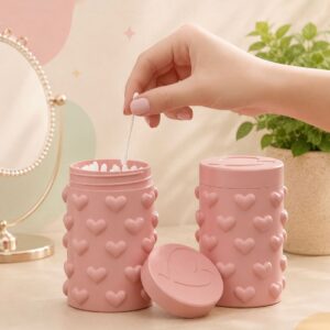Sweet Heart Organizer | Organizador Coração Porta Cotonetes e Acessórios