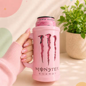 Monster Pink Holder | Porta Lata com Alça